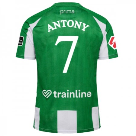 Real Betis Antony 7 Hjemme 2025-26 - Fodboldtrøjer (S/S) Real Betis Antony 7 Hjemme 2025-26 - Fodboldtrøjer (S/S)